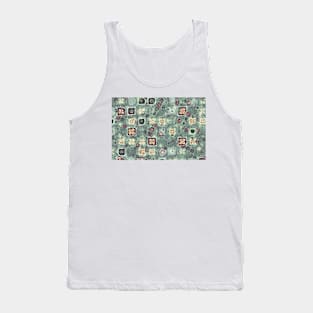 Abstract Decorative Floral Background Texture Tank Top